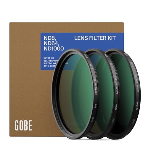 Gobe 39mm ND8, ND64, ND1000 Lens Filter Kit