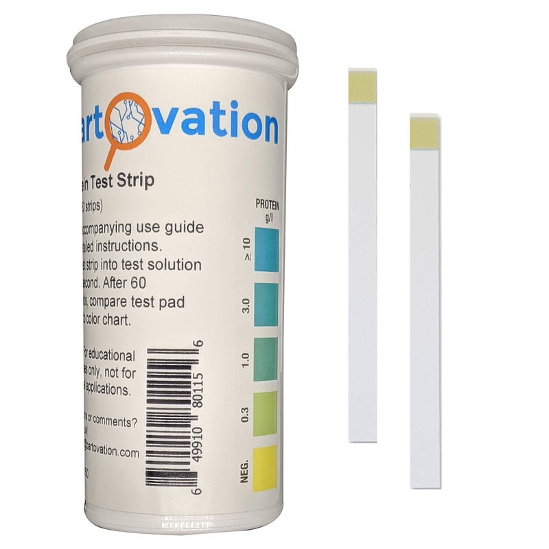 [Australia - AusPower] - Residual Protein Food Test Strips, 0-10 g/L [Vial of 50 Strips] 