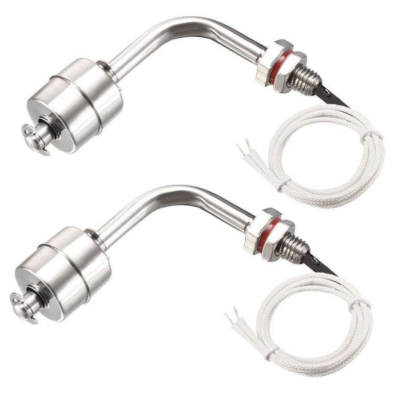 [Australia - AusPower] - uxcell Stainless Steel Float Switch for Water Pump Tank Swim Pool Garden Pond Liquid Water Level Sensor M11 78mm Length 2Pcs 
