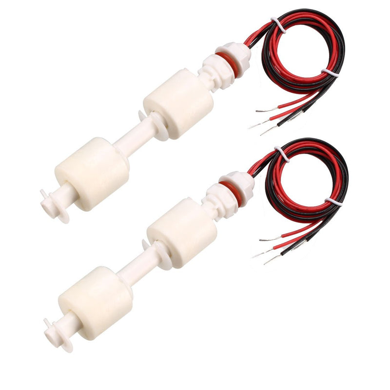 [Australia - AusPower] - uxcell PP Float Switch for Water Pump Tank Liquid Water Level Sensor M10 115mm Length 2pcs 
