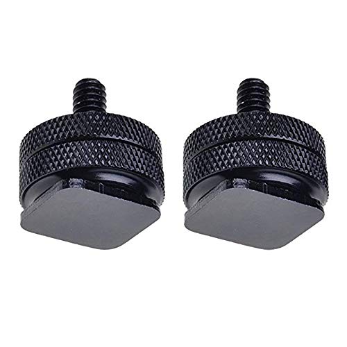 [Australia - AusPower] - SLOW DOLPHIN 1/4 Inch Hot Shoe Mount Adapter Tripod Screw for DSLR Camera Rig(2 Packs) 