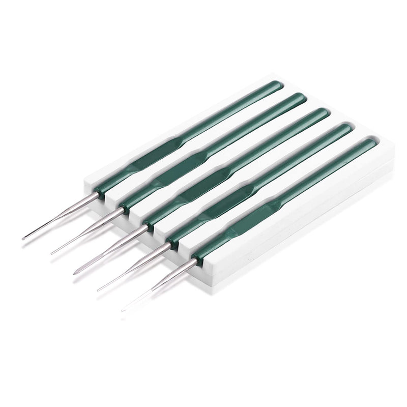 [Australia - AusPower] - Keenso Terminal Tools, 5pcs/1 Set DIY Titanium Alloy Automotive Wire Harness Pin Removal Tool Plug Pin Removal Dismount Tool Kit 