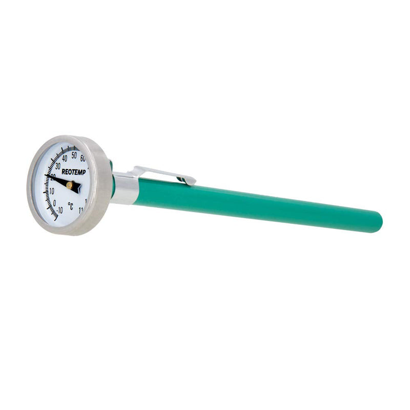 [Australia - AusPower] - REOTEMP K79-7 Pocket Thermometer, Waterproof, 5" Stem, 1" Dial (-10 to 110 Celsius) -10 to 110 Celsius 