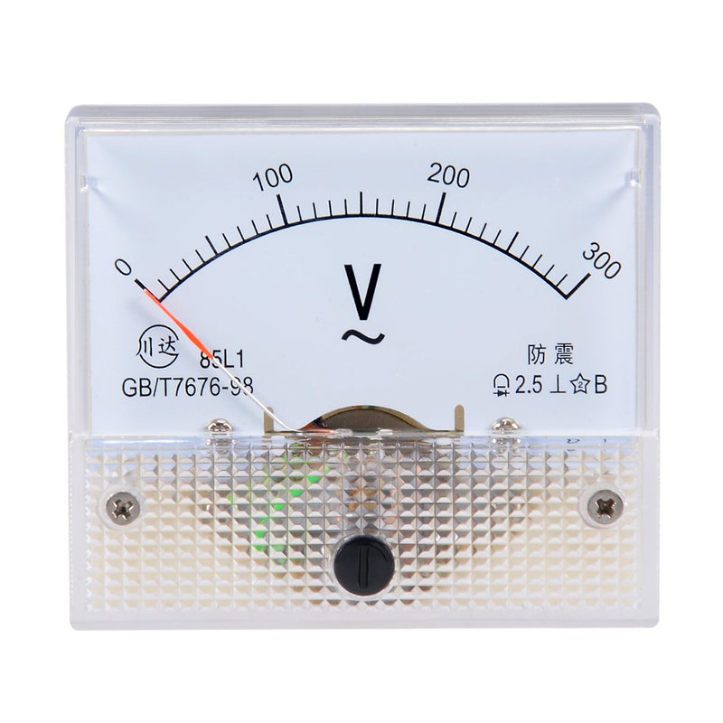 [Australia - AusPower] - uxcell AC 0-300V Analog Panel Voltage Gauge Volt Meter 85L1 2.5% Error Margin 