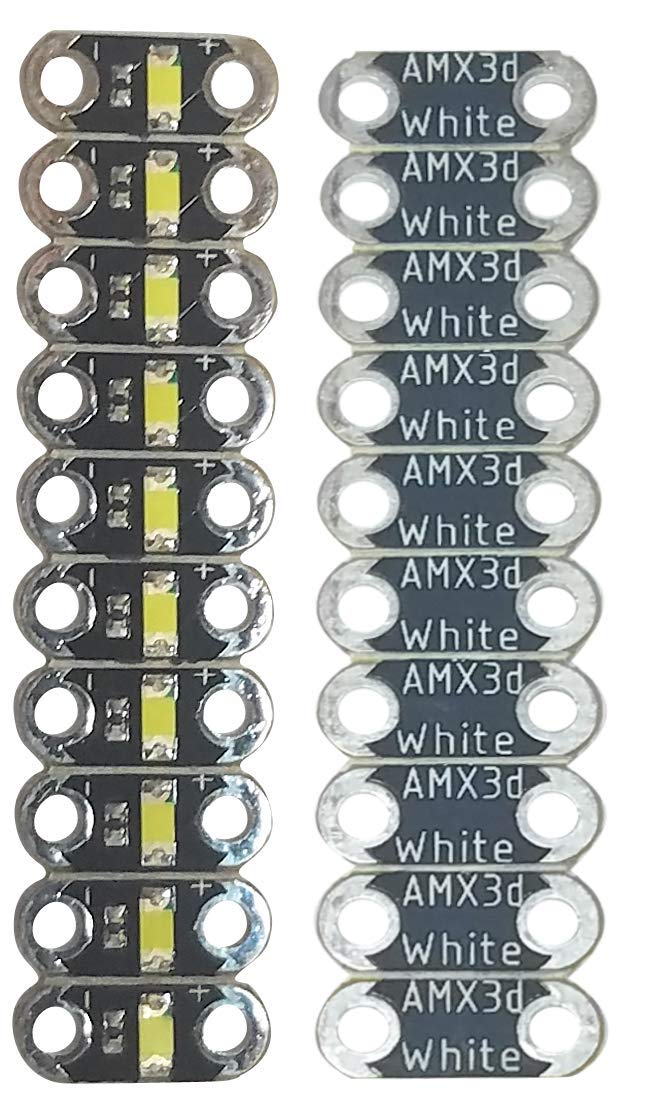 [Australia - AusPower] - Jewel LED Lilypad LED Compatible 10x Lilypad LED - White - (10 White Jewel LEDs Compatible with Lilypad LEDs) … 10 Lilypad LEDs 