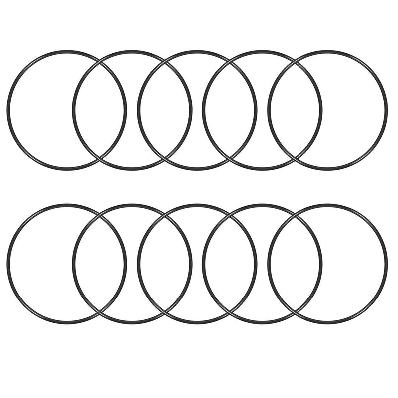 [Australia - AusPower] - uxcell Nitrile Rubber O-Rings 70mm OD 66mm ID 2mm Width, Metric Sealing Gasket for Automotive Machine Plumbing, Pack of 10 66mmx70mmx2mm 