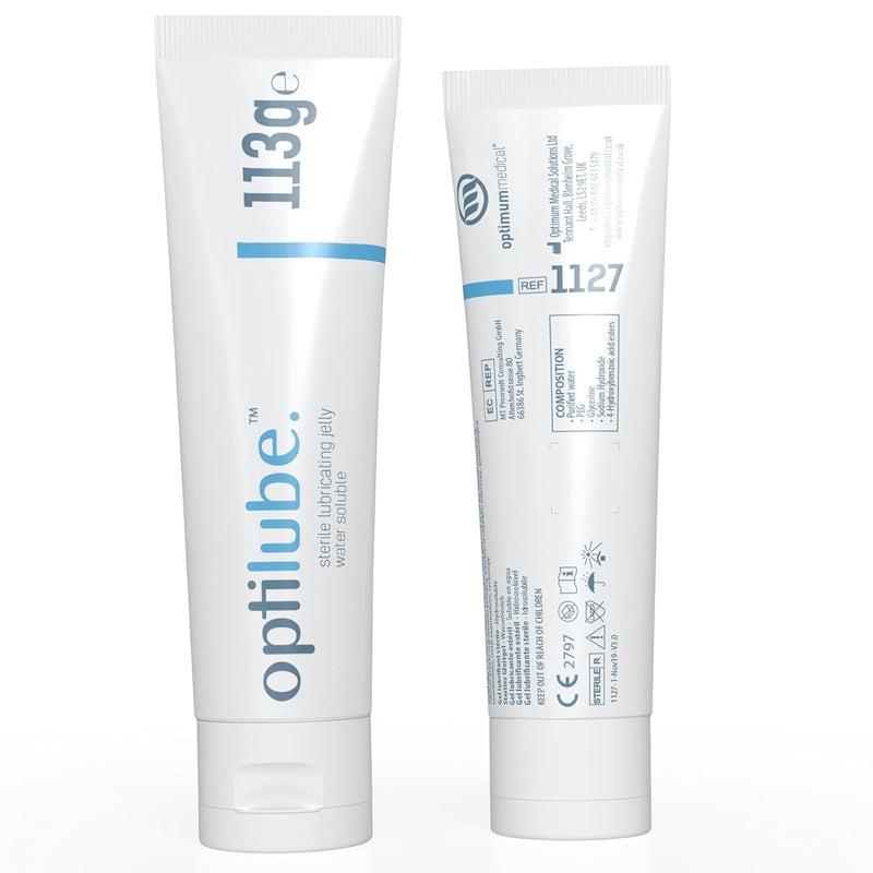 [Australia - AusPower] - Tubes (113g) - Sterile Lubricating Jelly for Insertion of Medical Devices in 5g, 42g, 82g, and 113g Tubes, Water Soluble Lubricant with Easy-to-Use Flip Cap (113g) 