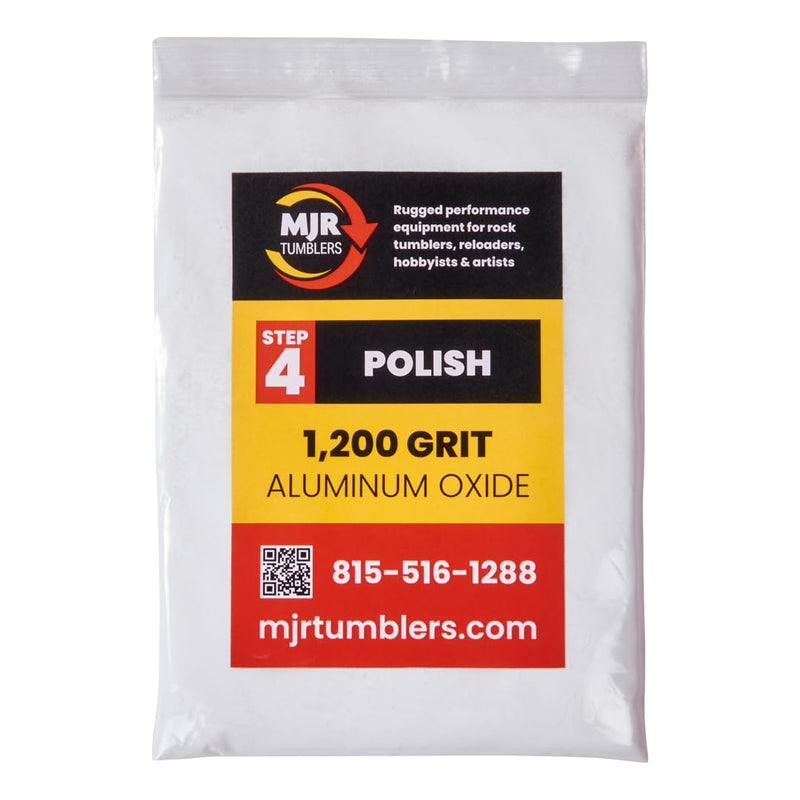 [Australia - AusPower] - MJR Tumblers 1 LB Polish 1200 Aluminum Oxide Rock Refill Grit Abrasive Media Final Step USA 