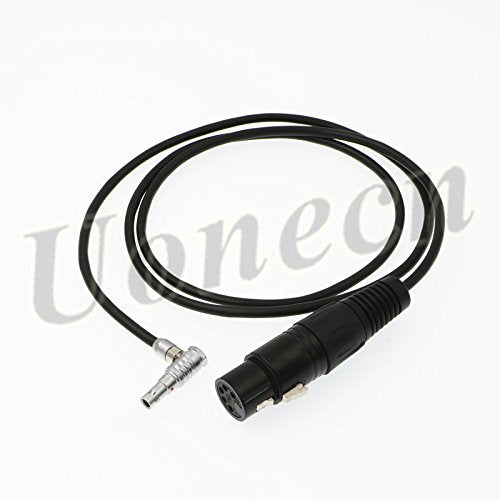[Australia - AusPower] - Uonecn ARRI Alexa Mini Camera Audio Cable XLR 5 pins Female to Right Angle 5 pin Male Plugs Alexa Reach Mini Audio Cable 