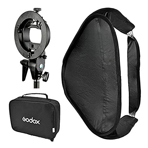 GODOX Softbox with S Type Bracket Bowens S Mount Holder Foldable Mini
