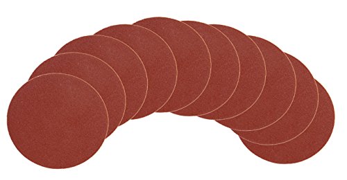 WEN 9-inch 40-grit adhesive-backed disc sandpaper, 10-pack for sanding surfaces