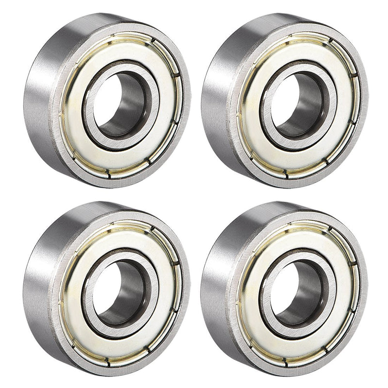 [Australia - AusPower] - uxcell 608ZZ Deep Groove Ball Bearing Double Shield 8mm x 22mm x 7mm High Carbon Steel Z1 Bearings 4pcs 8mmx22mmx7mm 