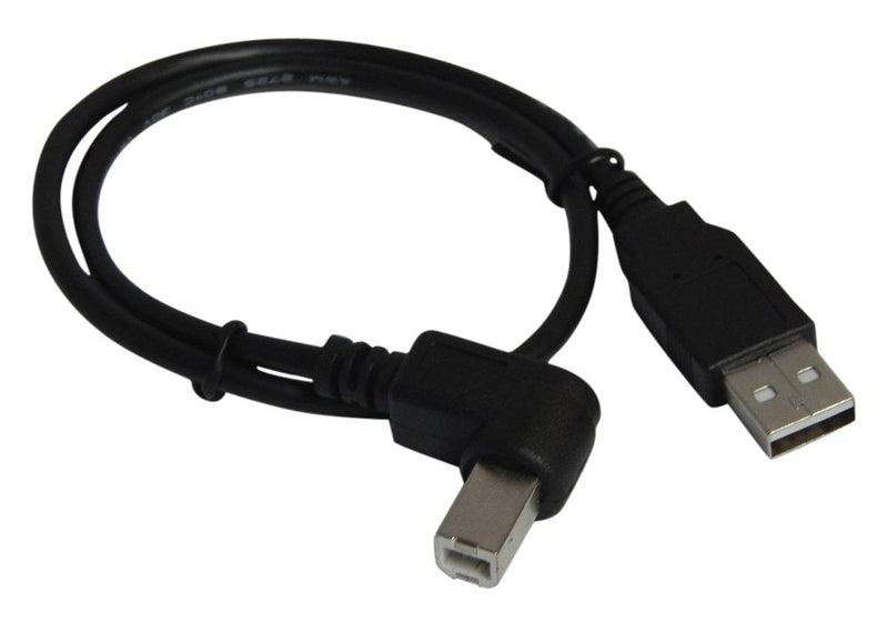 [Australia - AusPower] - YCS basics 18 inch USB 2.0 Right Angle Printer/Scanner Cable 01.5 Ft 