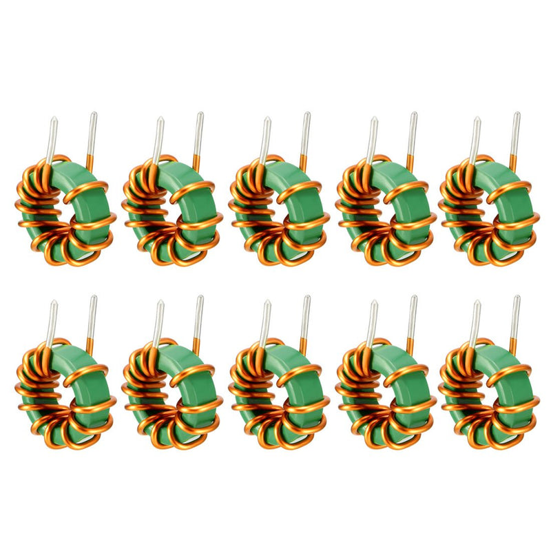 [Australia - AusPower] - uxcell 10Pcs Vertical Toroid Magnetic Inductor Wire Wind Wound 1mH 10A Inductance Coil 