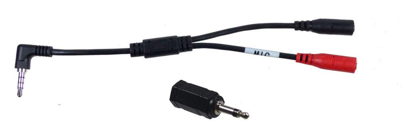 [Australia - AusPower] - ALZO Smartphone 3.5mm TRRS Adapter Break-Out Y Splitter Cord with Stereo-Mono Mic Adapter 