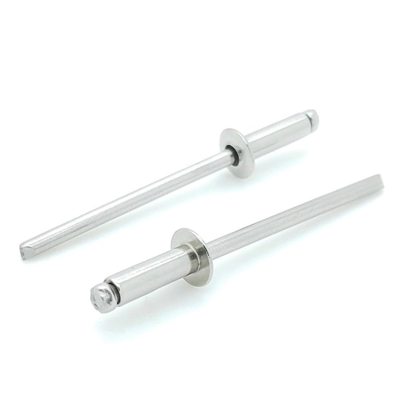 [Australia - AusPower] - 1000 Qty Aluminum Blind Rivets Bulk (#4-4) 1/8" Diameter x 1/4" Grip (BCP461) 