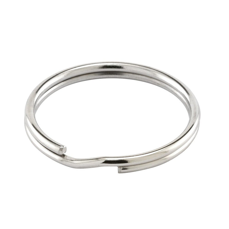 [Australia - AusPower] - Prime-Line MP66760 Split Key Ring, 1 In. Diameter, Tempered Steel, Nickel-Plated (10 Pack) 