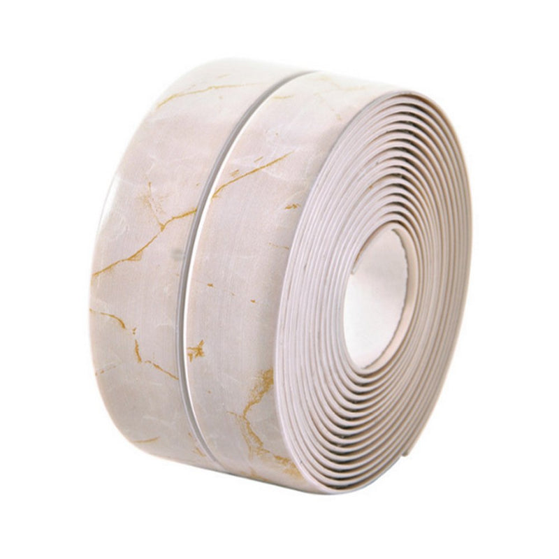 [Australia - AusPower] - Caulk Strip for Bathtub Self Adhesive Waterproof Tape for Kitchen Bathroom Shower Floor and Wall Sealing, 2" x 102" Style 1 