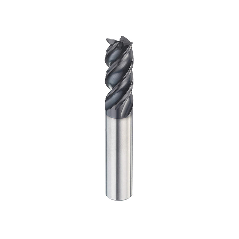 [Australia - AusPower] - SPEED TIGER Carbide Square End Mill - 4 Flute - IPVE1/4"4 (1 Piece, 1/4") - Unequal Flute Spacing & Helix Design - Anti-Vibration - for Stainless Steel - Mill Bits Sets for DIYers & Professionals 1/4 in 