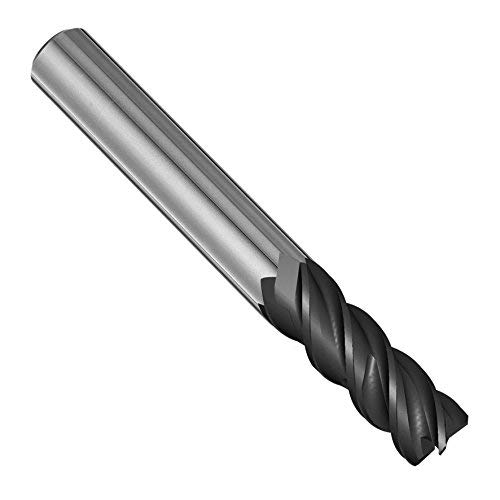 [Australia - AusPower] - SPEED TIGER Carbide Corner Radius End Mill - 4 Flute - IPVR1T1/4"0.06"4 (1 Piece, R0.06, 1/4") - Unequal Flute Spacing & Helix Design - for Titanium - Mill Bits Sets for DIYers & Professionals 1/4 in 