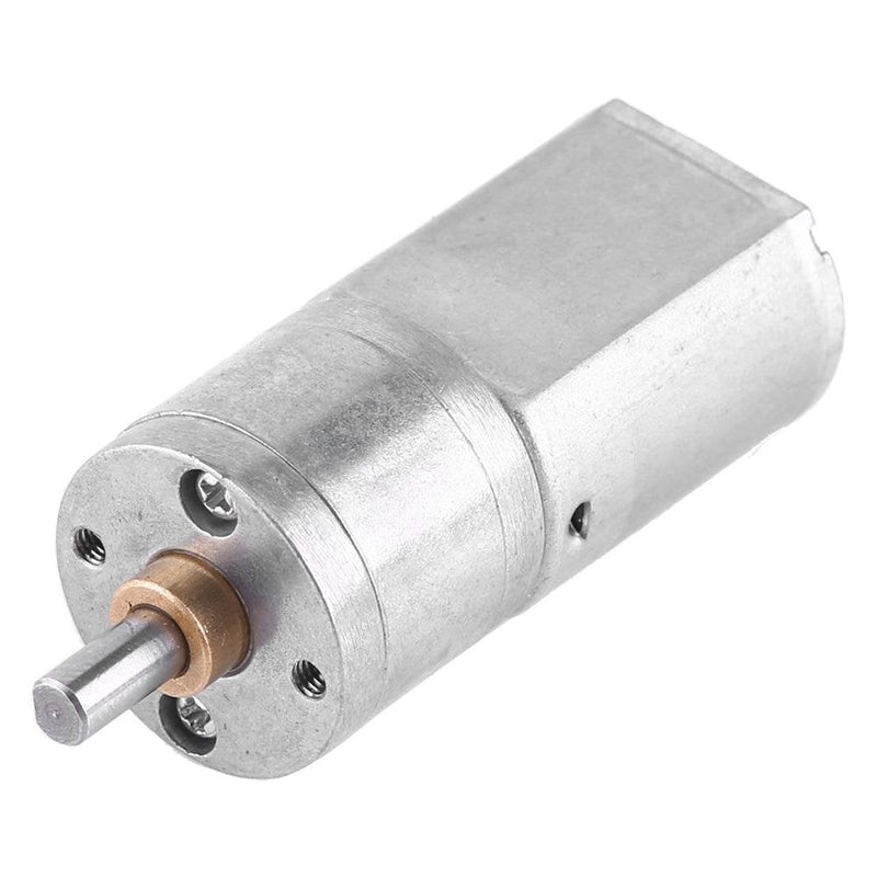 Akozon Gear Motor DC 12 V High Torque Turbo Electric Gear Reduction Motor Outer Diameter 20 mm Total Metal Speed Reduction Gear 15/30/50/100/200RPM 15 U/min