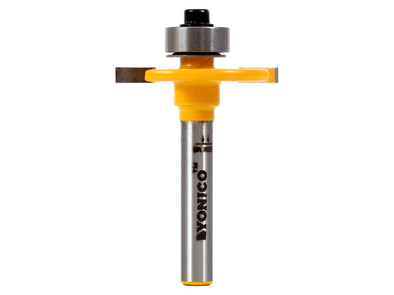 [Australia - AusPower] - YONICO Slot Cutter Router Bit 1/8-Inch Height X 3/8-Inch Depth 1/4-Inch Shank 14081q 1/8" Height - 3/8" Depth - 1/4" Shank 