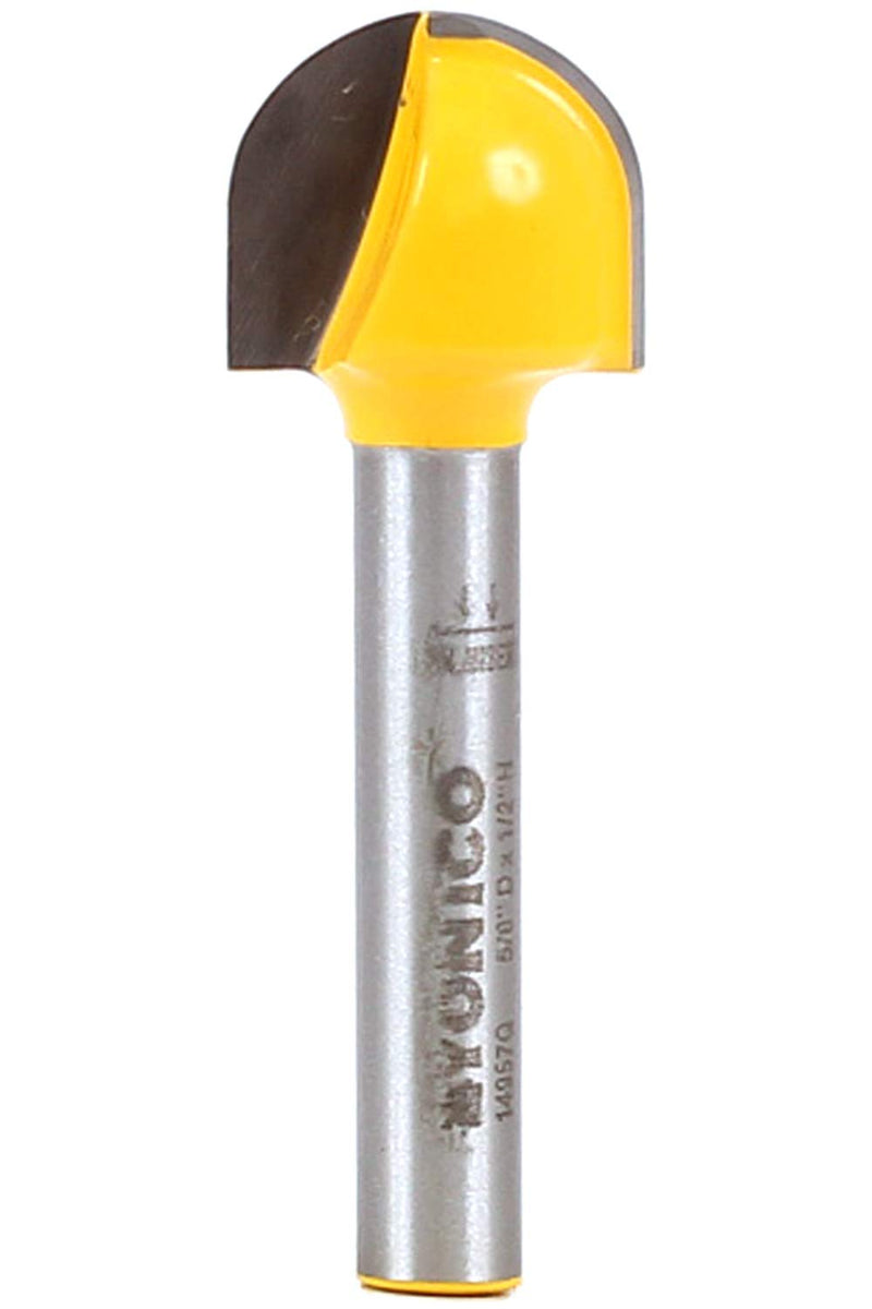 [Australia - AusPower] - YONICO 14957q 5/8-Inch Diameter Core Box Router Bit 1/4-Inch Shank 5/8" Diameter - 1/2" Length - 1/4" Shank 