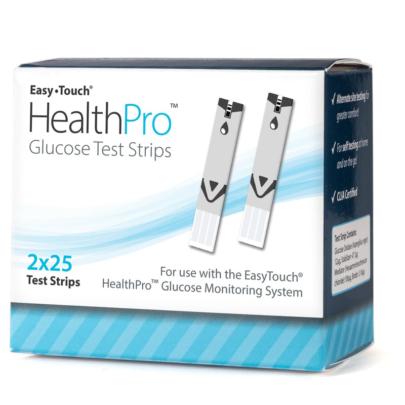 [Australia - AusPower] - Easy Touch HealthPro Glucose Test Strips (50ct) 