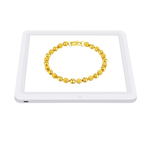 PULUZ Photo Studio LED Shadowless Light Panel 8" X 8" / 20 x 20 cm Photography Softbox Bottom Light with USB Power Cable for Food Jewelry Cosmetic Crafts Shooting 8.5*8.5 Inch