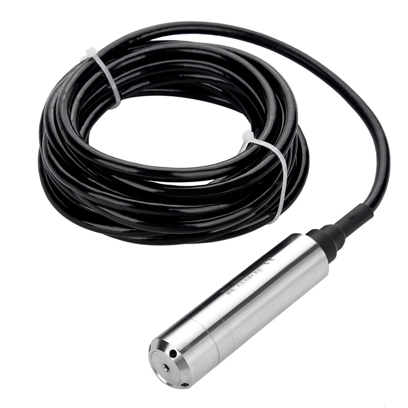 DC 24V 4-20mA Plug-In Level Sensor ALS-MPM-2F for Depth Measurement 0-5m, Stainless Steel, Anti-Corrosion, Anti-Clogging