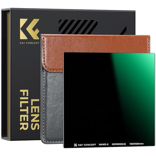 K&F Concept 100x100mm Square ND1000 Neutral Density Filter ND