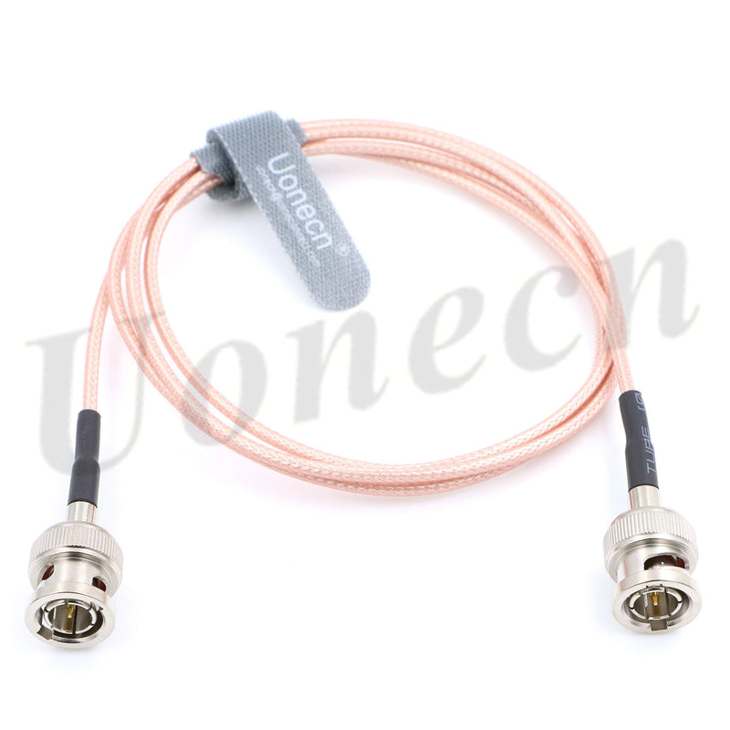 [Australia - AusPower] - Uonecn MegaFlex HD-SDI Cable RG179 BNC Male to BNC 75ohm for Blackmagic HyperDeck Shuttle and BMCC BMPC Hyperdeck Cameras 1M 