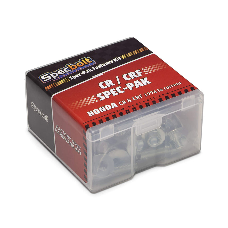 [Australia - AusPower] - Specbolt Fasteners Brand Spec-Pak fits CR CRF Fastener Kit CR125 CR250 CR500 CRF150 CRF250 CFR450 1996 to Current. XR XL CRF-F 