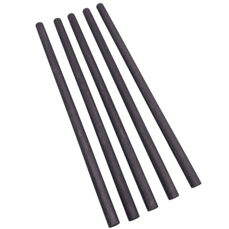 [Australia - AusPower] - CGjiogujio 5pcs Dia. 8mm L 200mm 99.99% Graphite Electrode Cylinder Rod 