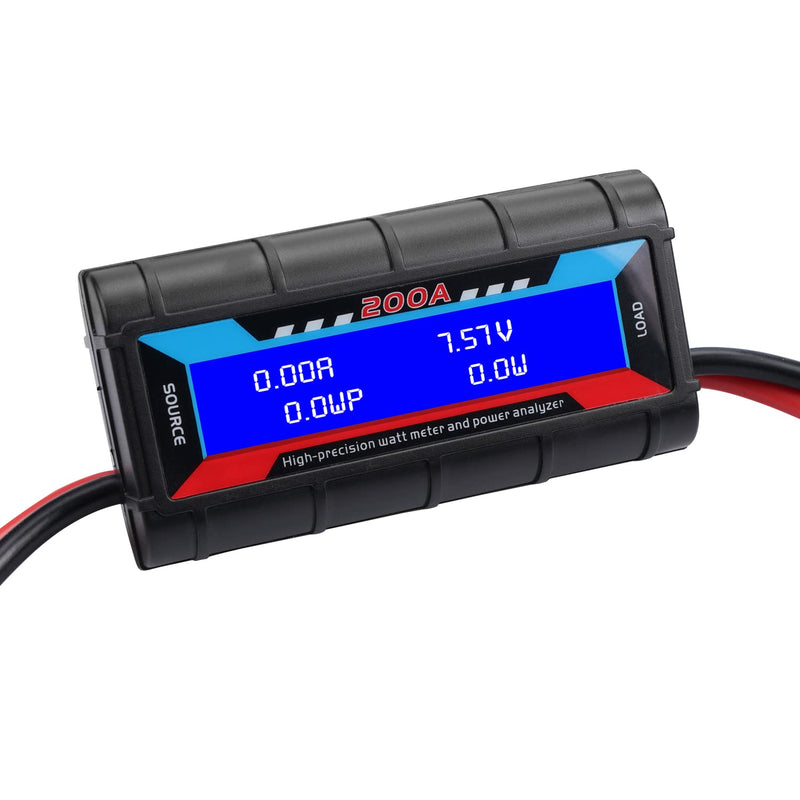 [Australia - AusPower] - 200A High Precision Power Analyzer Multi Meter for Measuring Power Watt (W) Voltage (V) Current (A) Charge (Ah) Energy (Wh) 200A 