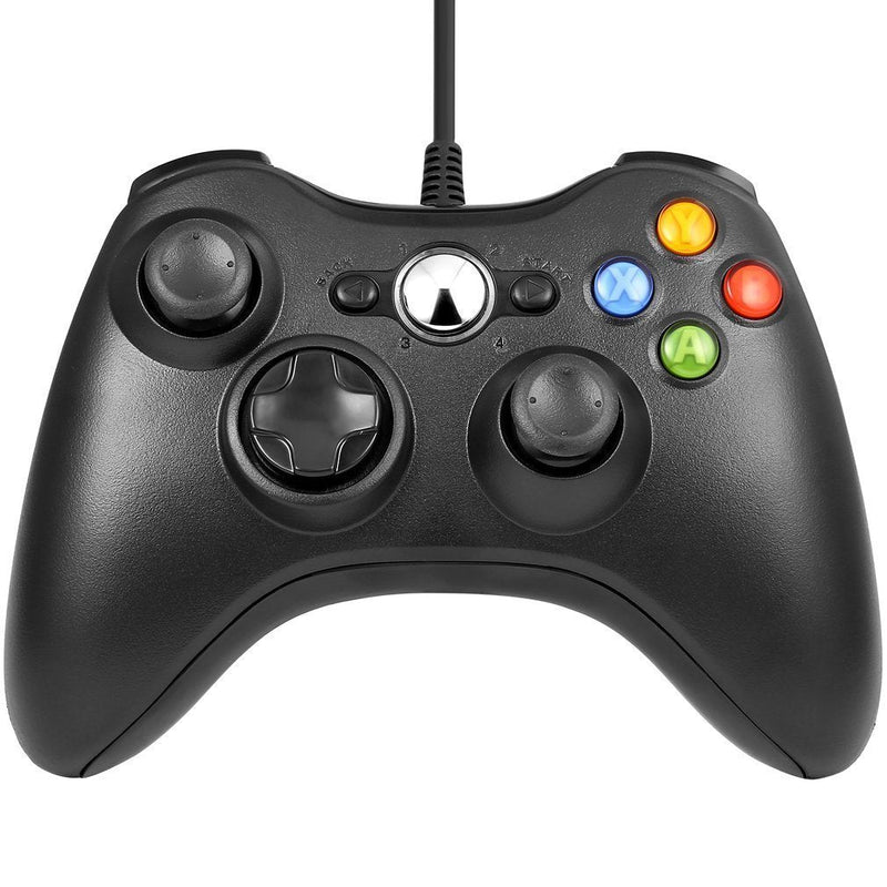 [Australia - AusPower] - Xbox 360 Wired controller Gamepad Controller for Xbox 360(Black) 