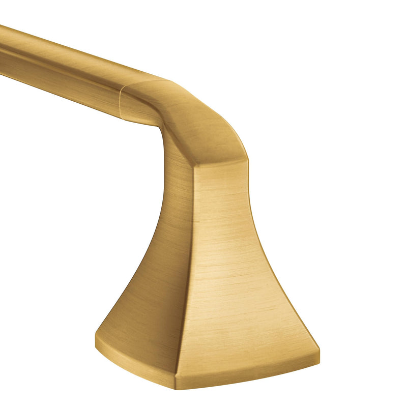 Moen Voss Brushed Gold 24-Inch Bathroom Towel Bar, YB5124BG