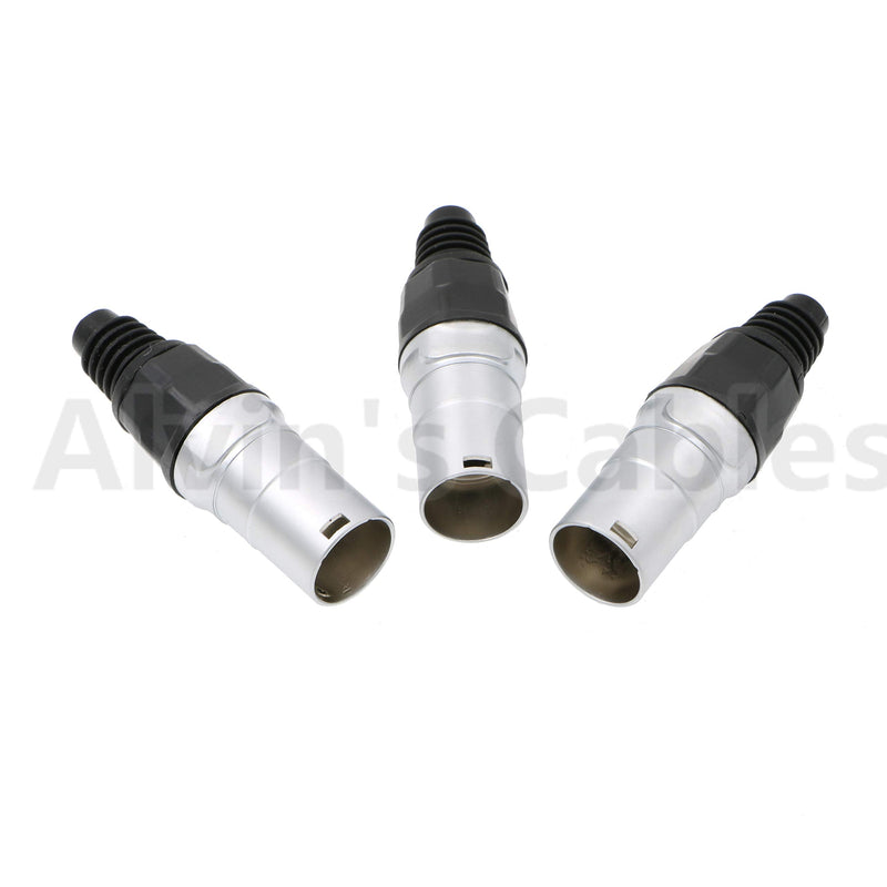 [Australia - AusPower] - Alvin's Cables 3 PCS RJ45 Waterproof Connector Plug IP65 Ethernet Panel Mount RJ45 Connector plugs Sliver&black 