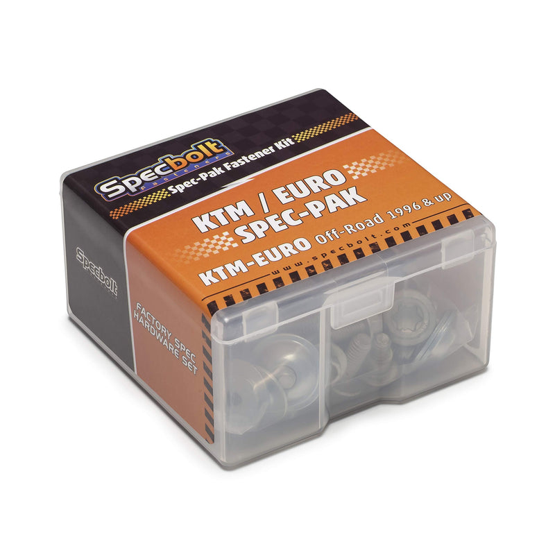 [Australia - AusPower] - Specbolt Fasteners Euro Spec-Pak Fits: KTM Husqvarna GasGas SX EX XC EXC 65 85 125 250 300 350 450 (1996 - Current) Factory Match Fastener Kit … 