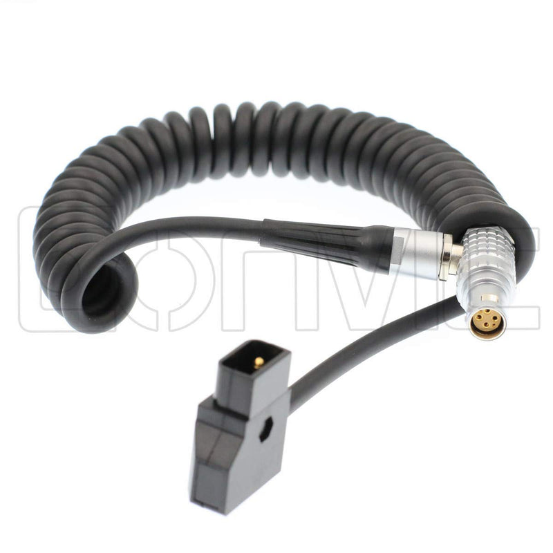 [Australia - AusPower] - Eonvic D-Tap to 1B 6pin Female Right Angle Coiled Power Cable for Red Scarlet & Epic Camera 