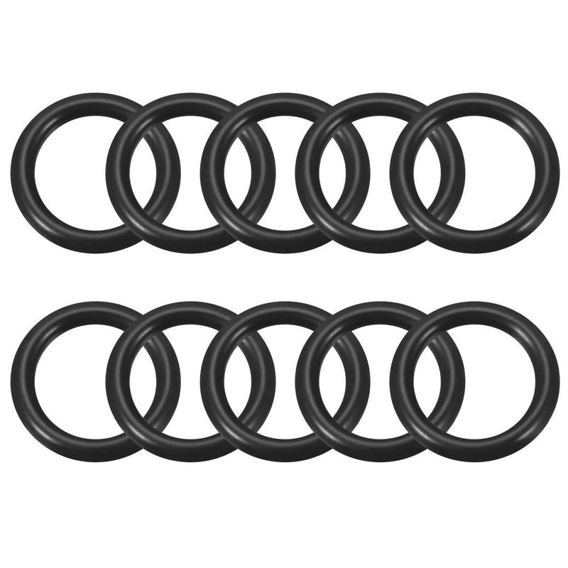 [Australia - AusPower] - uxcell Nitrile Rubber O-Rings 19mm OD 13mm ID 3mm Width, Metric Sealing Gasket for Automotive Machine Plumbing, Pack of 10 13mmx19mmx3mm 
