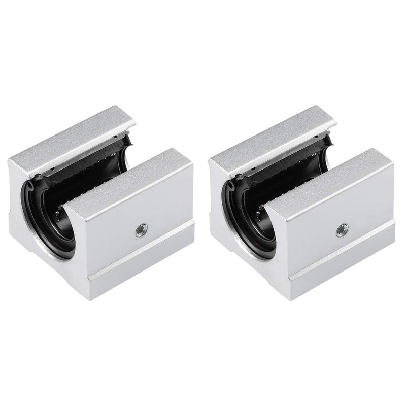 [Australia - AusPower] - uxcell SBR20UU Linear Ball Bearing Slide Block Units, 20mm Bore Dia (Pack of 2) 