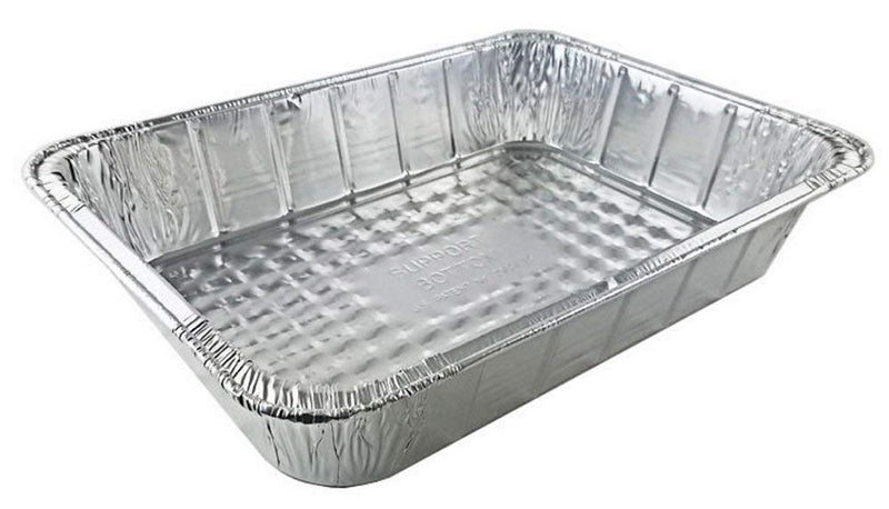 DCS Deals 14" x 10" x 3" Aluminum Oblong Baking Pans (Pack of 10) 3” Deep Pans for Big Meals – Super Strong Foil Baking Tins - Ideal for Roasting Poultry, meats, Lasagna, Barbeques, MADE IN THE USA
