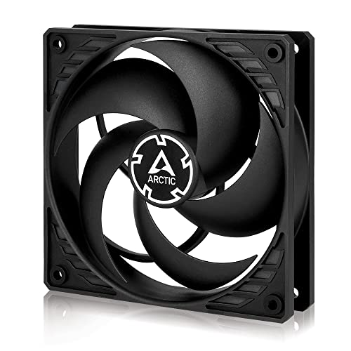 ARCTIC P12 Silent - PC Fan, 120 mm Case Fan, Ultra Quiet | Optimised for static pressure, case fan, 1050 rpm P12 Series