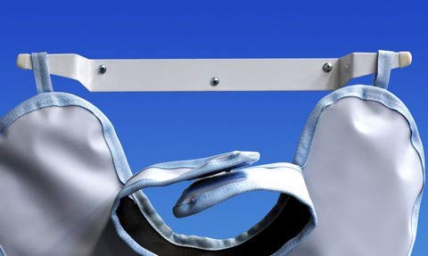 [Australia - AusPower] - PLM Apron Hanger Economy, White Coated Steel Ea 