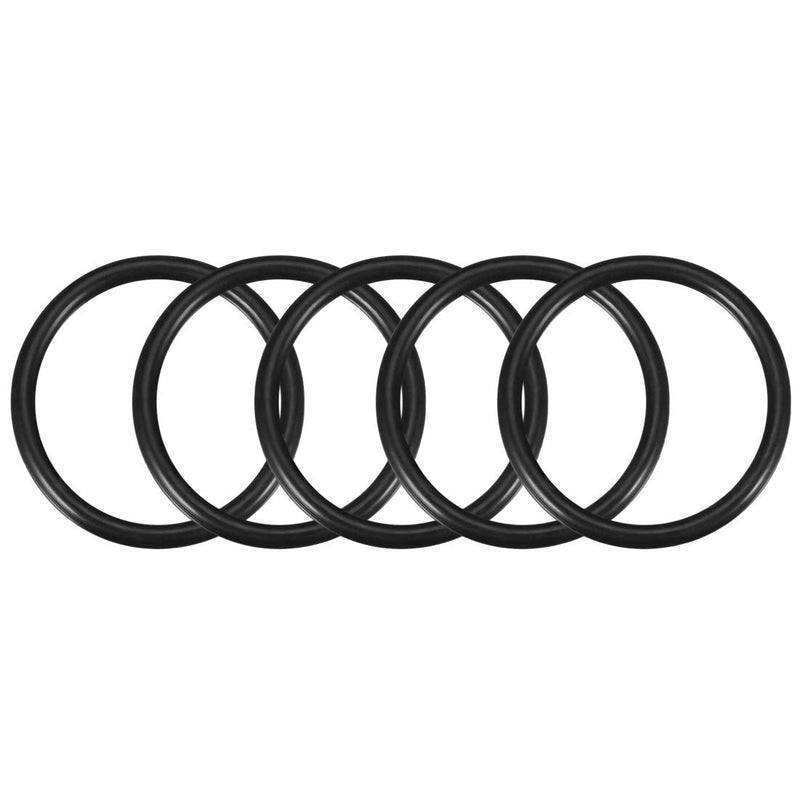 [Australia - AusPower] - uxcell Nitrile Rubber O-Rings 70mm OD 60mm ID 5mm Width, Metric Sealing Gasket for Automotive Machine Plumbing, Pack of 5 60mmx70mmx5mm 