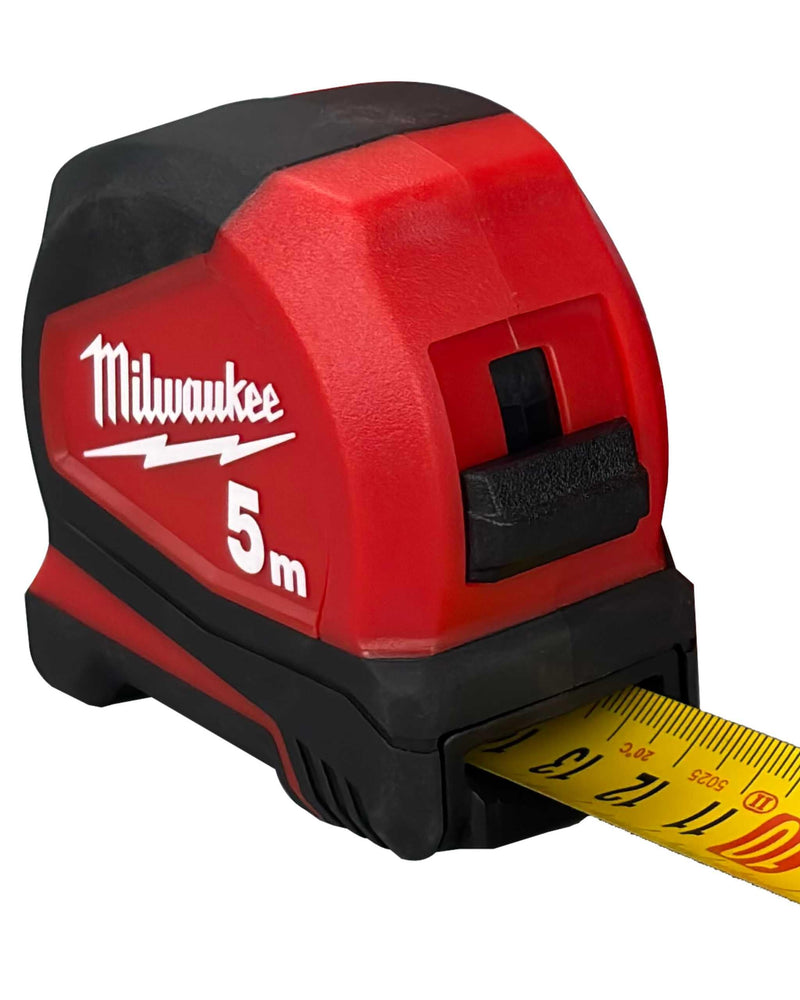 Milwaukee 4932459593 C5/25 5m Pro Compact Metric Tape Measure Single