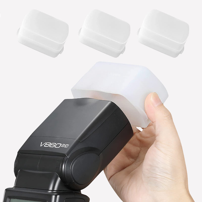[Australia - AusPower] - Camera Flash Bounce Diffuser Light Softbox [3-Pack] for speedlight Photography Accessories Compatible with Canon 560 565EX 580EX Godox V850 V860 TT600 TT685 