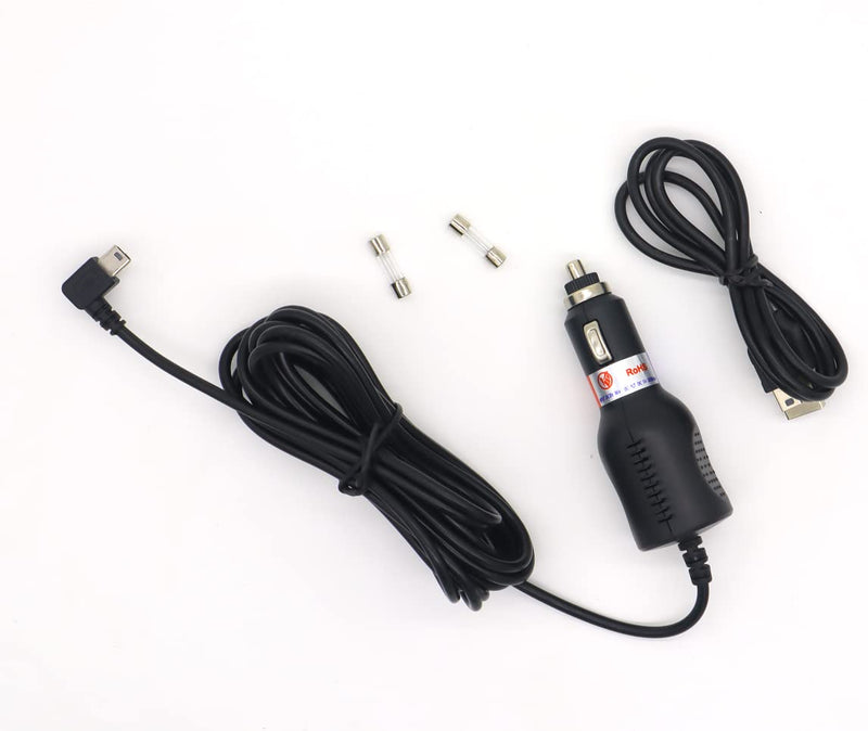 [Australia - AusPower] - JFXONE Car Power Charger Adapter + USB Cord Compatible with Rand McNally TND 520, 530,540, 720, 730 GPS 
