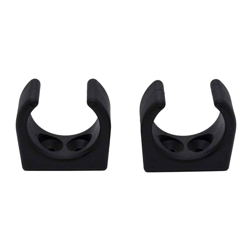 MARINE CITY Nylon Ladder Hooks Lightweight Spring Clamp for Easy Access Storage, Smooth Design, 1-1/4 Inches Diameter, Ideal for Boats, Marines, and Yachts (Pack of 2)